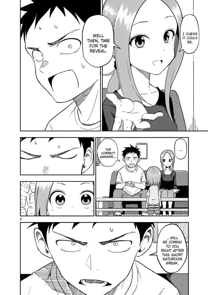 Karakai Jouzu no (Moto) Takagi-san Chapter 157 page 6