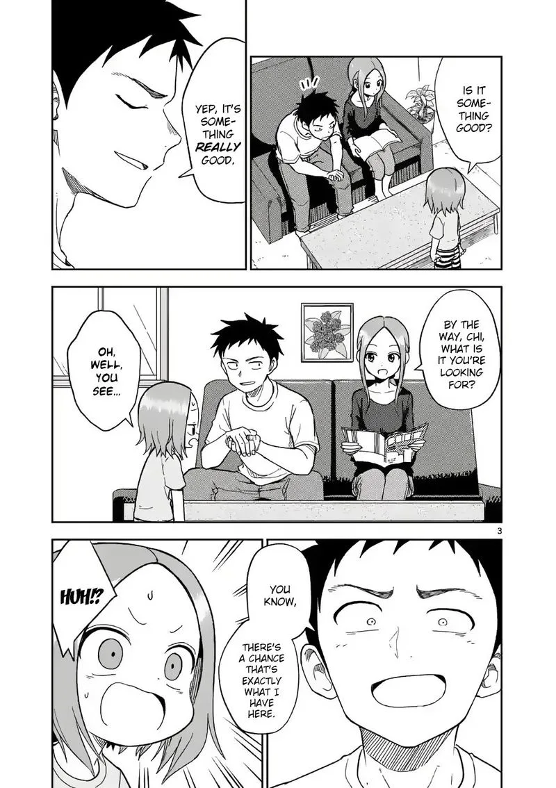 Karakai Jouzu no (Moto) Takagi-san Chapter 157 page 3