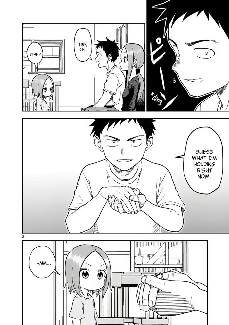 Karakai Jouzu no (Moto) Takagi-san Chapter 157 page 2