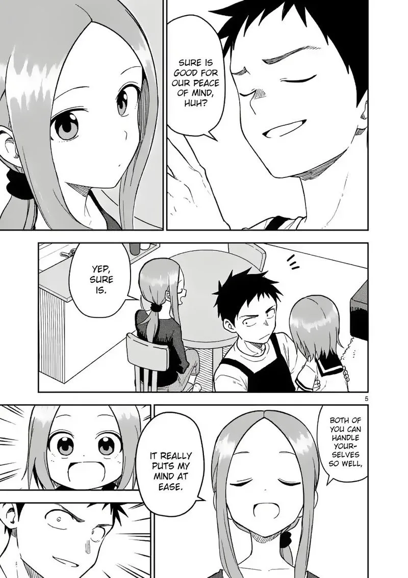 Karakai Jouzu no (Moto) Takagi-san Chapter 158 page 5