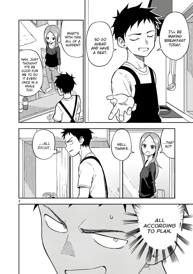 Karakai Jouzu no (Moto) Takagi-san Chapter 158 page 2