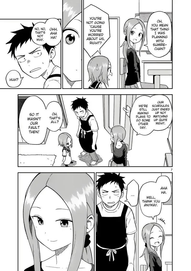Karakai Jouzu no (Moto) Takagi-san Chapter 158 page 7