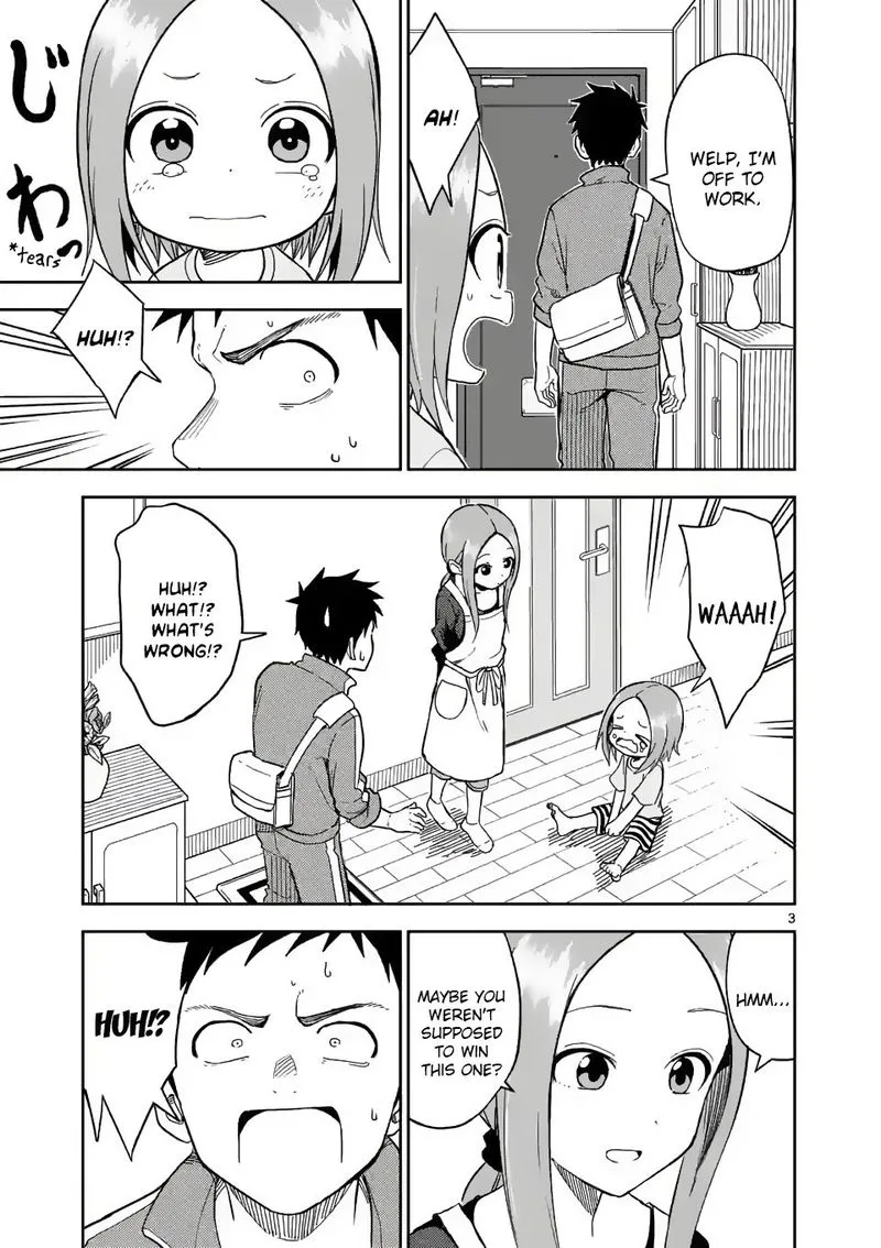 Karakai Jouzu no (Moto) Takagi-san Chapter 159 page 3