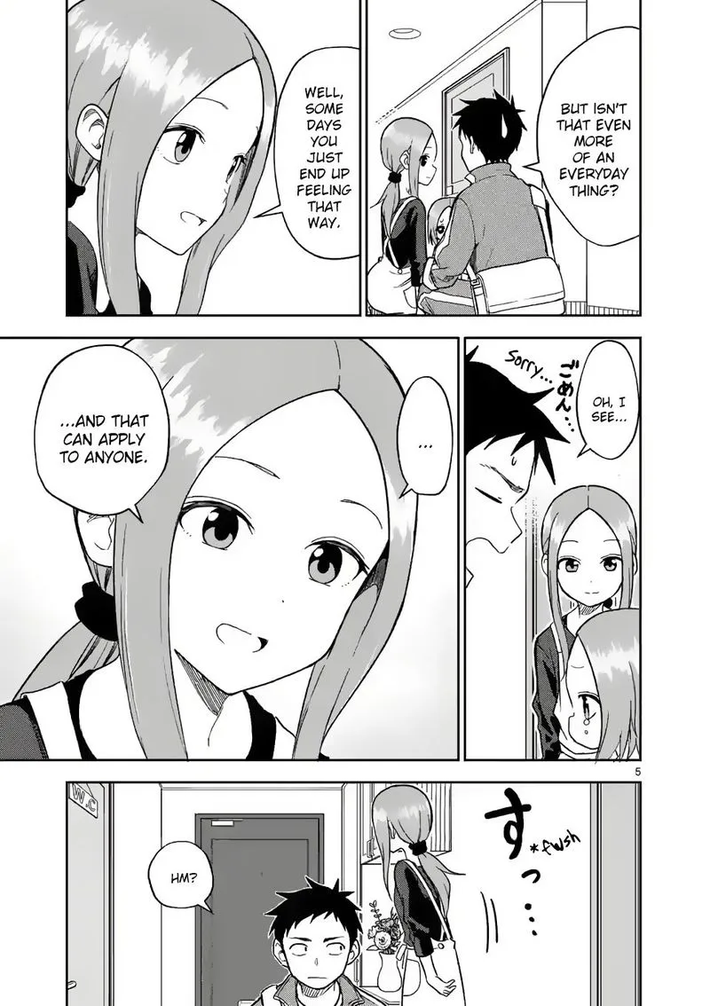 Karakai Jouzu no (Moto) Takagi-san Chapter 159 page 5
