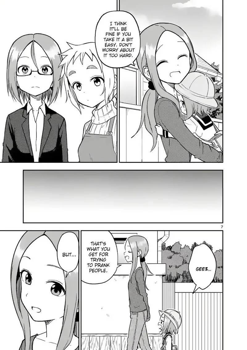 Karakai Jouzu no (Moto) Takagi-san Chapter 160 page 7