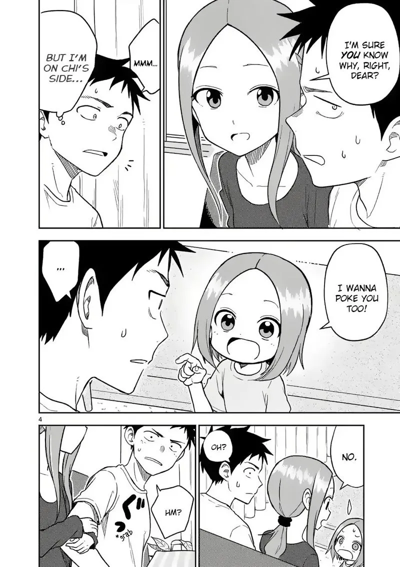 Karakai Jouzu no (Moto) Takagi-san Chapter 161 page 4