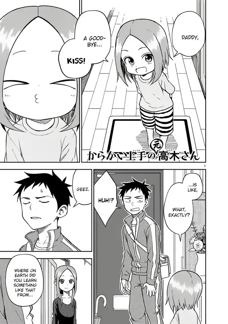 Karakai Jouzu no (Moto) Takagi-san Chapter 162 page 1