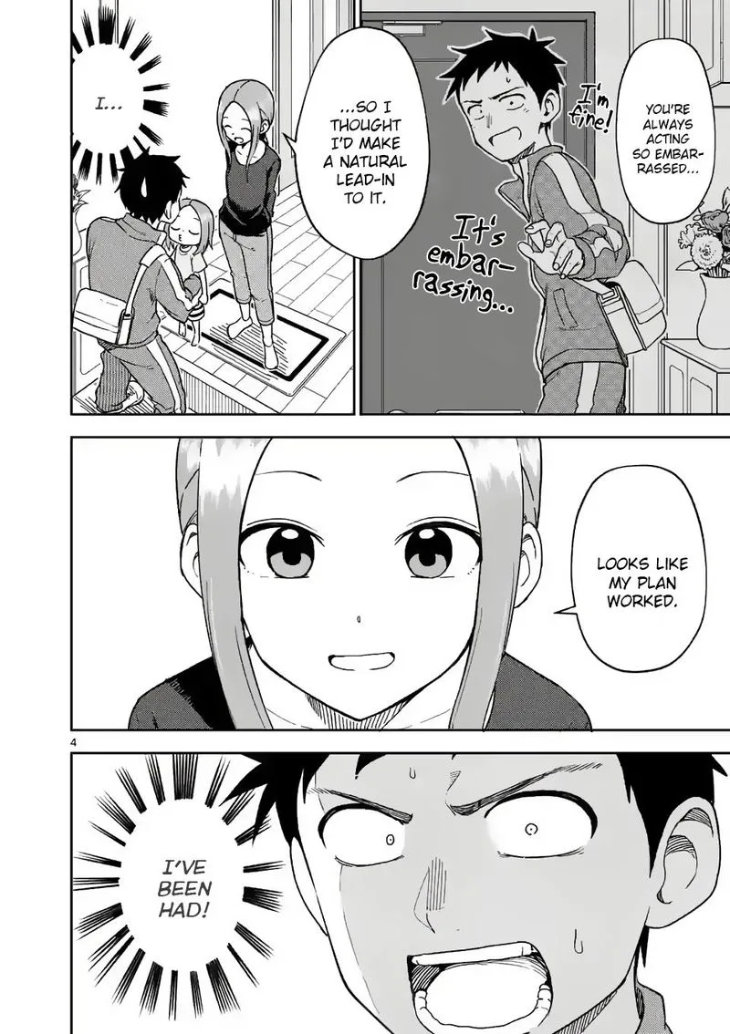Karakai Jouzu no (Moto) Takagi-san Chapter 162 page 4
