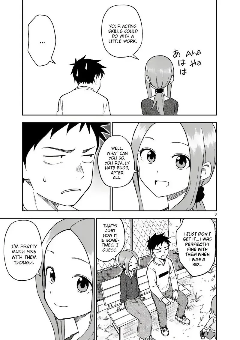 Karakai Jouzu no (Moto) Takagi-san Chapter 163 page 3