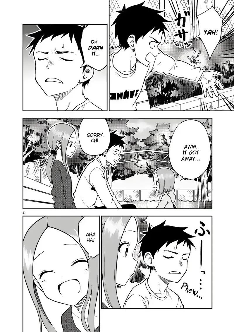 Karakai Jouzu no (Moto) Takagi-san Chapter 163 page 2