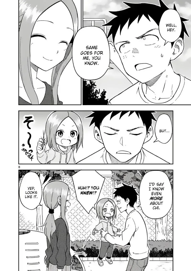 Karakai Jouzu no (Moto) Takagi-san Chapter 163 page 8