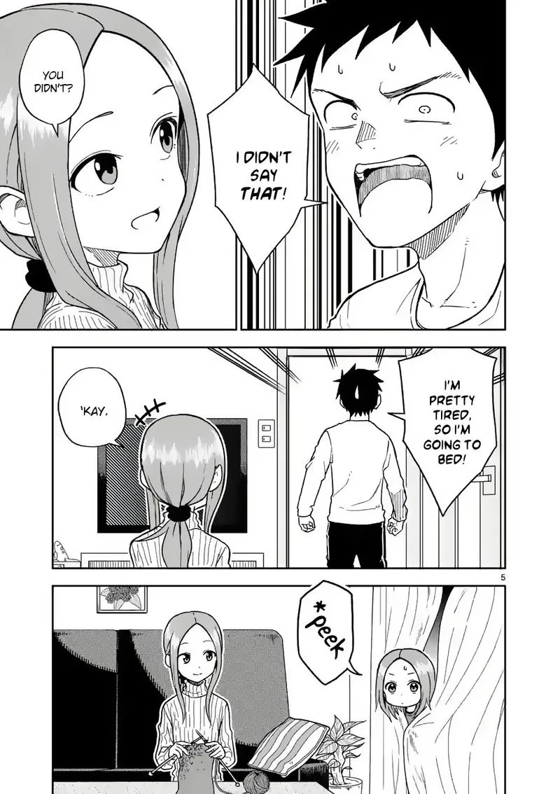 Karakai Jouzu no (Moto) Takagi-san Chapter 164 page 5