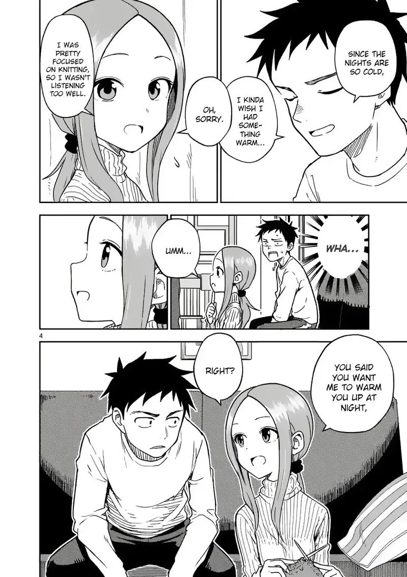 Karakai Jouzu no (Moto) Takagi-san Chapter 164 page 4