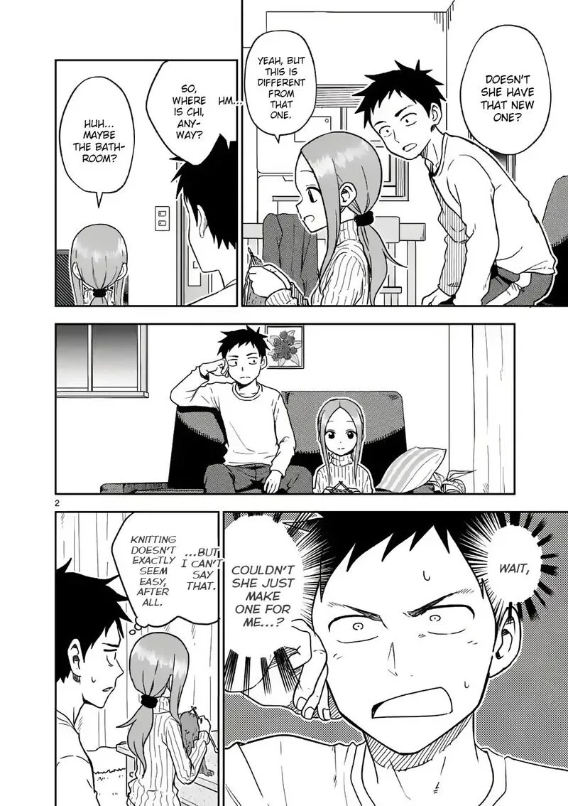 Karakai Jouzu no (Moto) Takagi-san Chapter 164 page 2