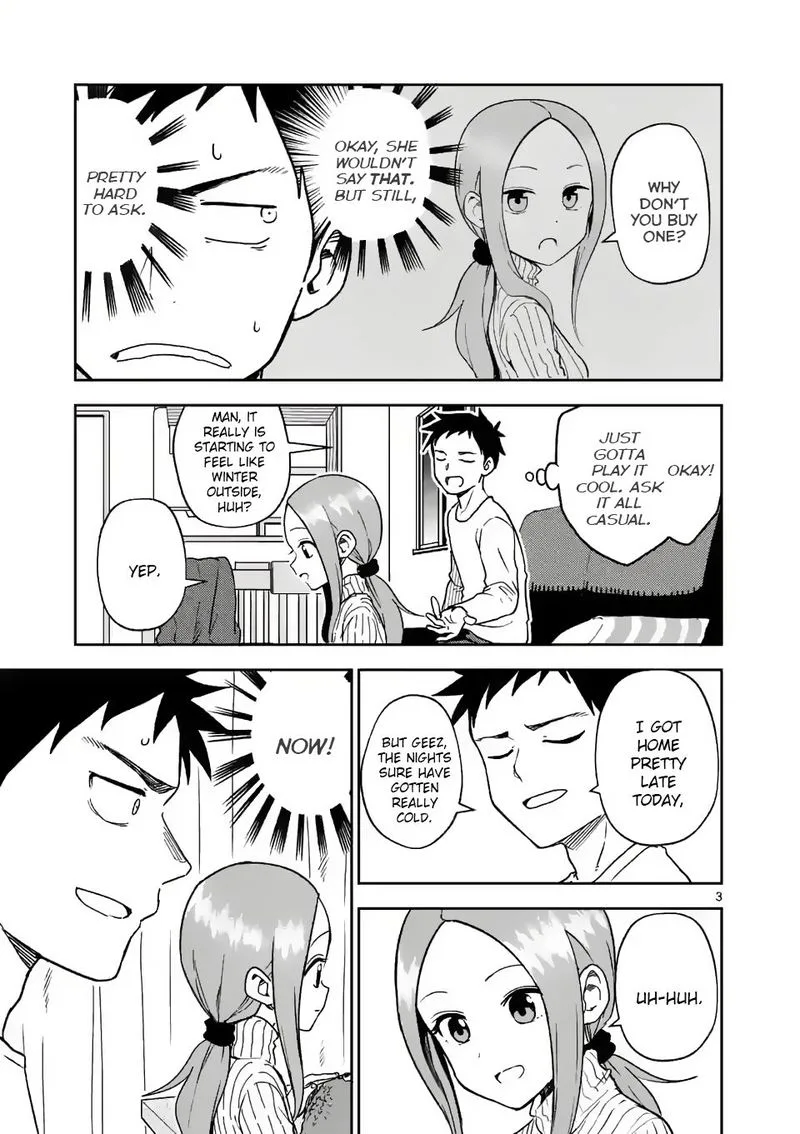 Karakai Jouzu no (Moto) Takagi-san Chapter 164 page 3