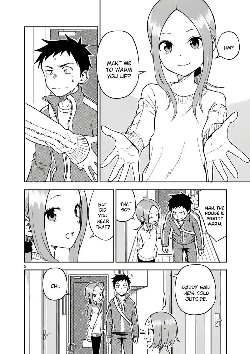 Karakai Jouzu no (Moto) Takagi-san Chapter 165 page 2