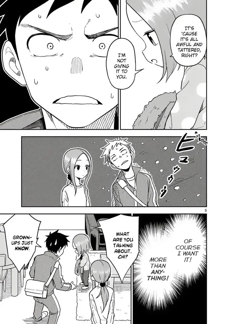 Karakai Jouzu no (Moto) Takagi-san Chapter 165 page 5