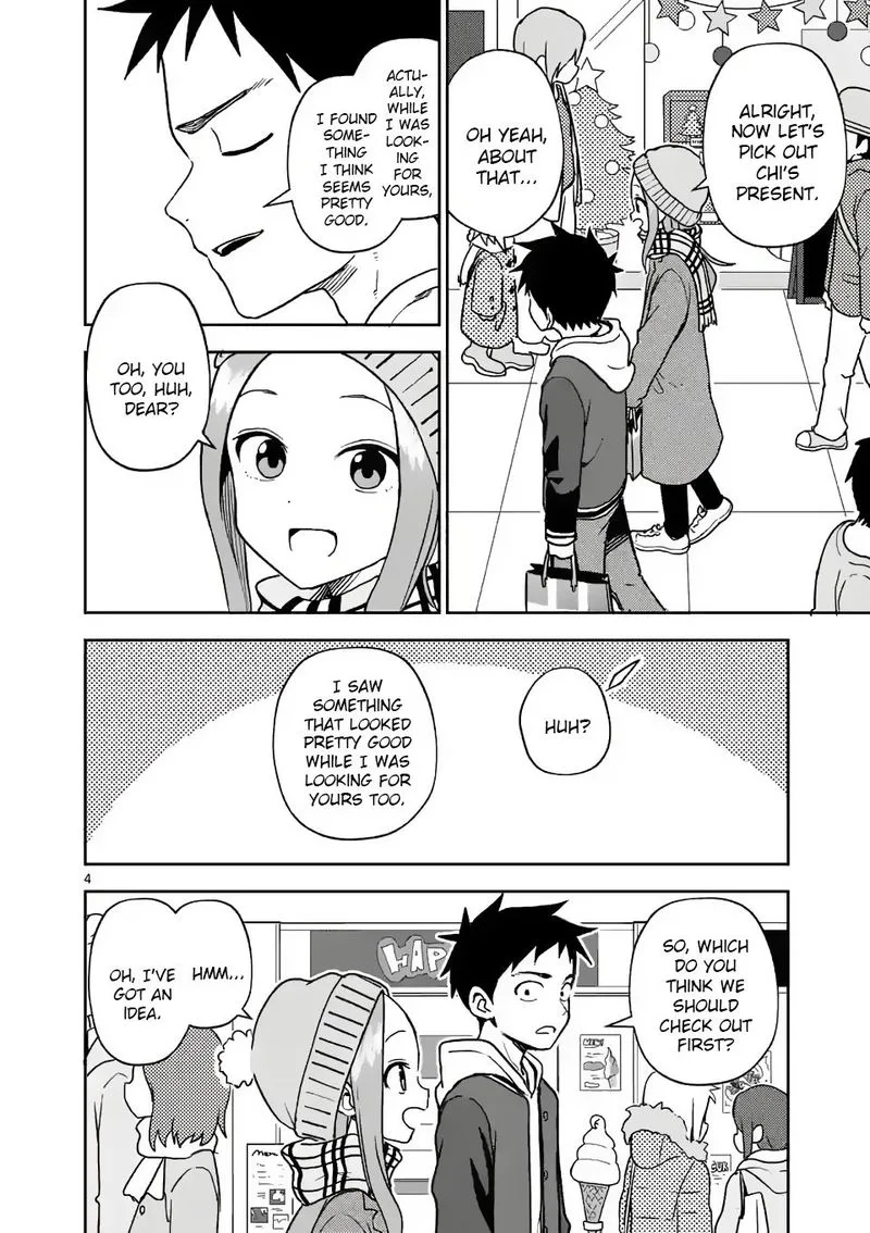 Karakai Jouzu no (Moto) Takagi-san Chapter 166 page 4