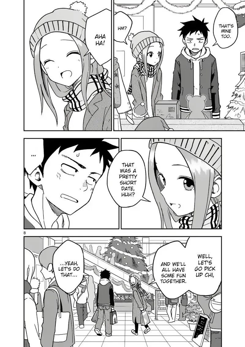 Karakai Jouzu no (Moto) Takagi-san Chapter 166 page 8