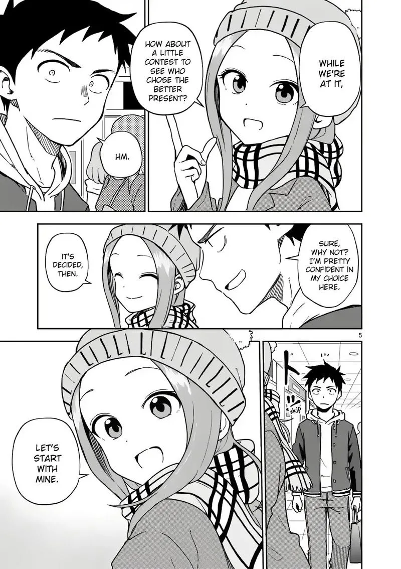 Karakai Jouzu no (Moto) Takagi-san Chapter 166 page 5
