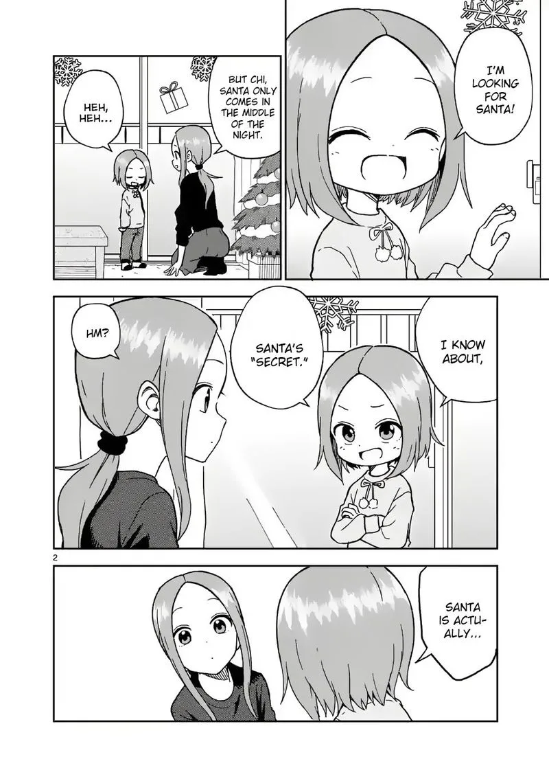 Karakai Jouzu no (Moto) Takagi-san Chapter 167 page 2