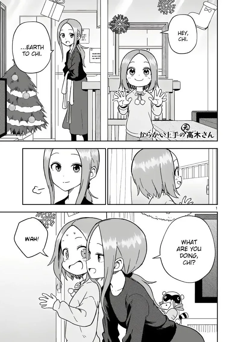 Karakai Jouzu no (Moto) Takagi-san Chapter 167 page 1
