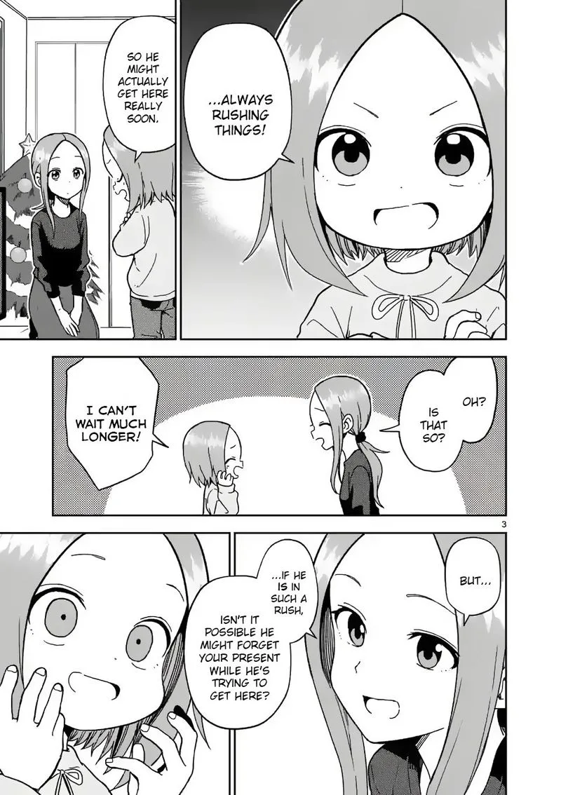 Karakai Jouzu no (Moto) Takagi-san Chapter 167 page 3