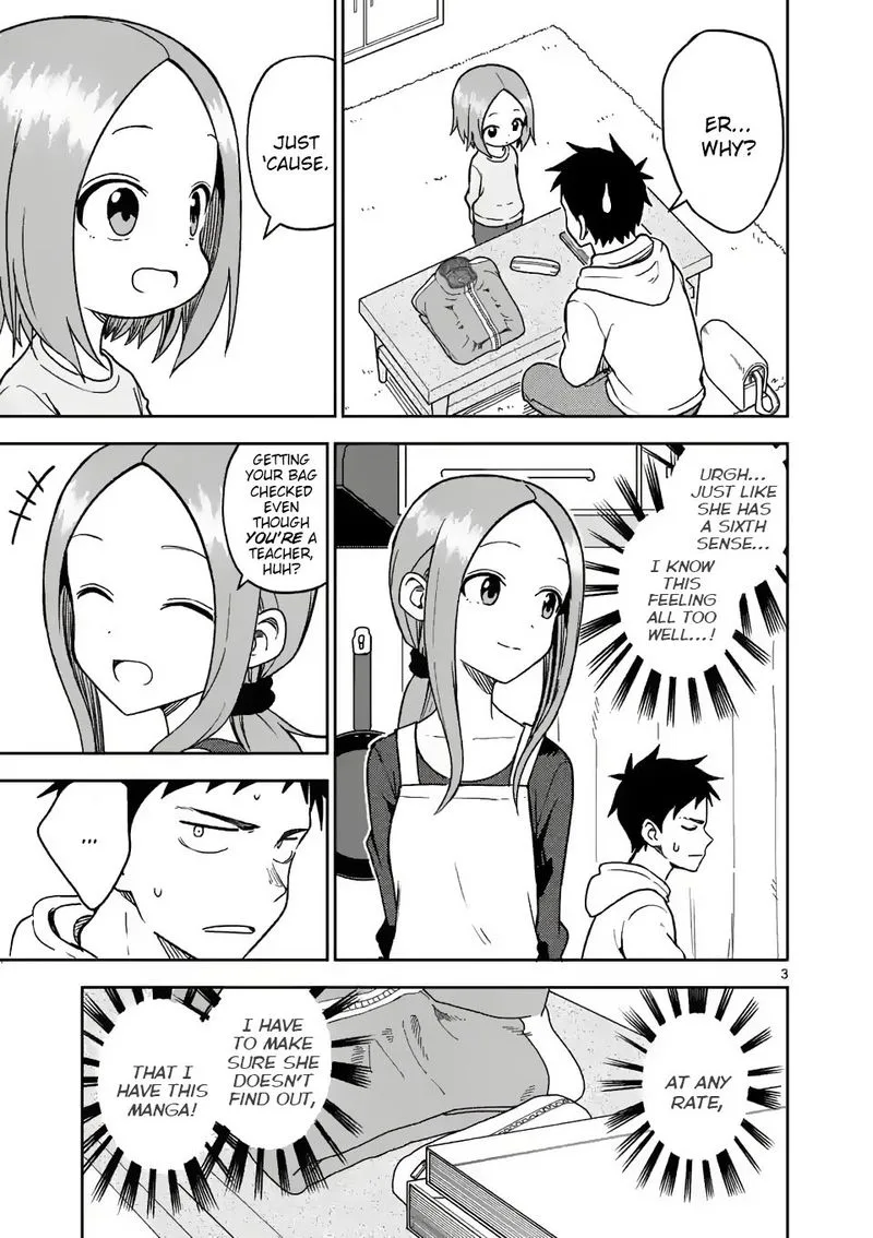 Karakai Jouzu no (Moto) Takagi-san Chapter 168 page 3
