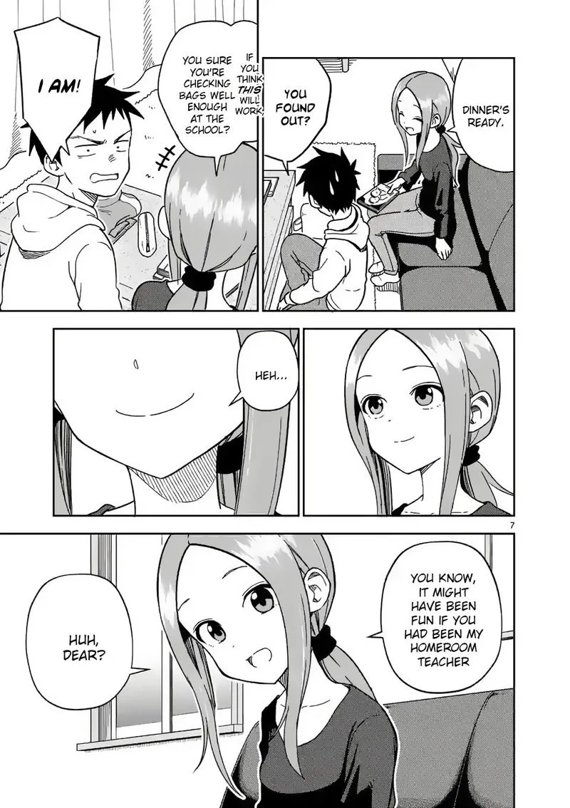 Karakai Jouzu no (Moto) Takagi-san Chapter 168 page 7