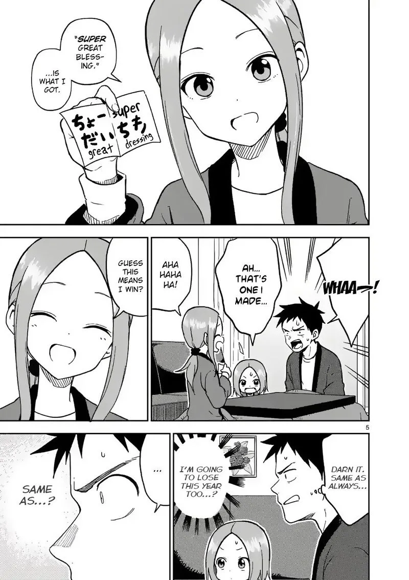 Karakai Jouzu no (Moto) Takagi-san Chapter 169 page 5