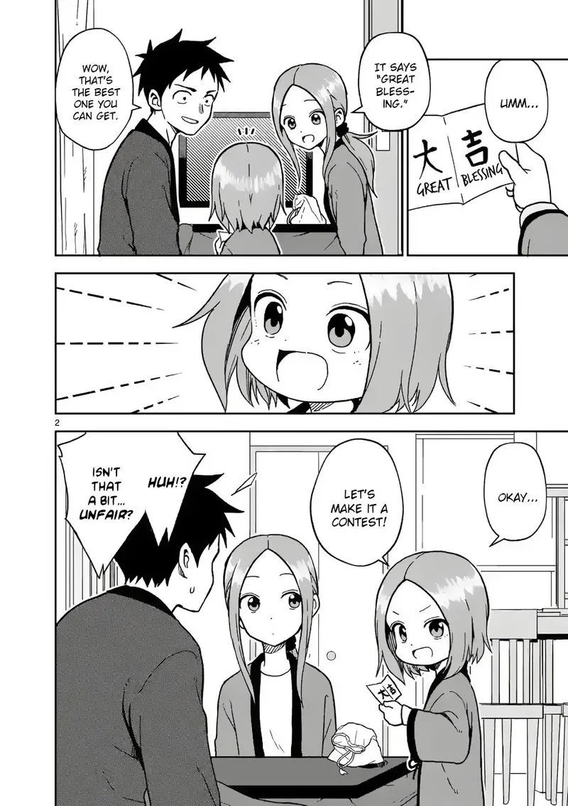 Karakai Jouzu no (Moto) Takagi-san Chapter 169 page 2