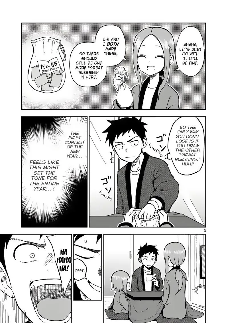 Karakai Jouzu no (Moto) Takagi-san Chapter 169 page 3