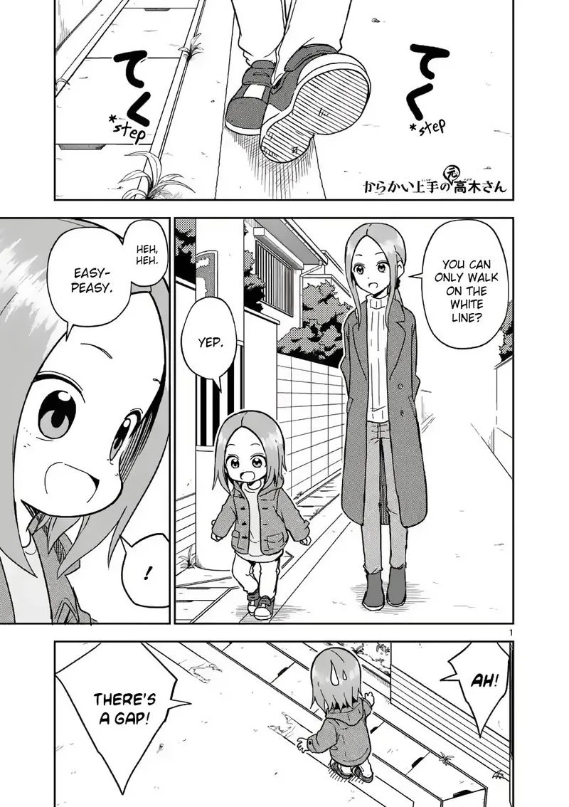 Karakai Jouzu no (Moto) Takagi-san Chapter 170 page 1