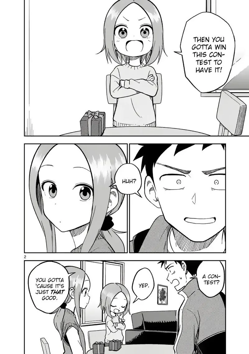 Karakai Jouzu no (Moto) Takagi-san Chapter 173 page 2