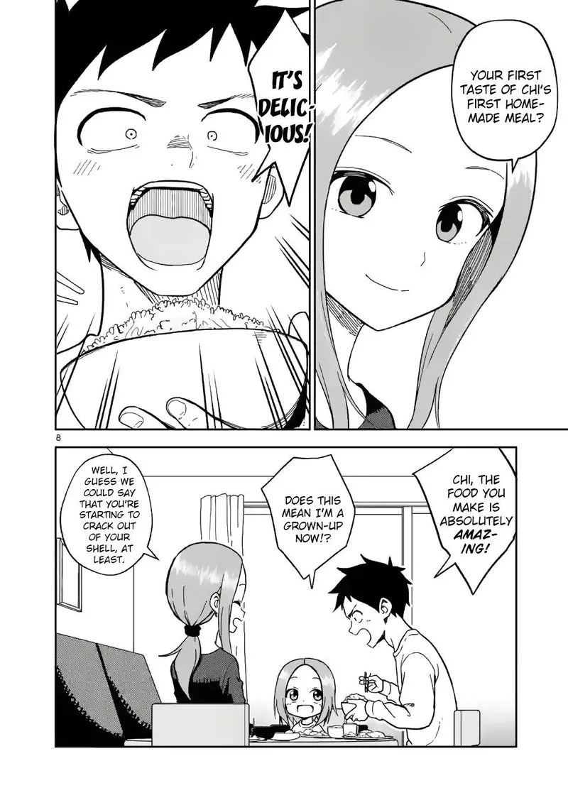 Karakai Jouzu no (Moto) Takagi-san Chapter 174 page 8