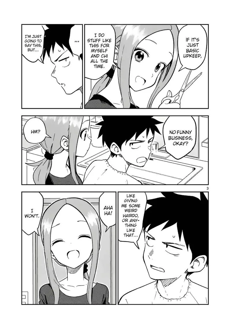 Karakai Jouzu no (Moto) Takagi-san Chapter 175 page 3