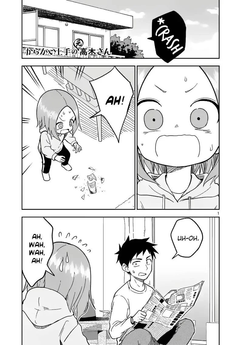 Karakai Jouzu no (Moto) Takagi-san Chapter 176 page 1