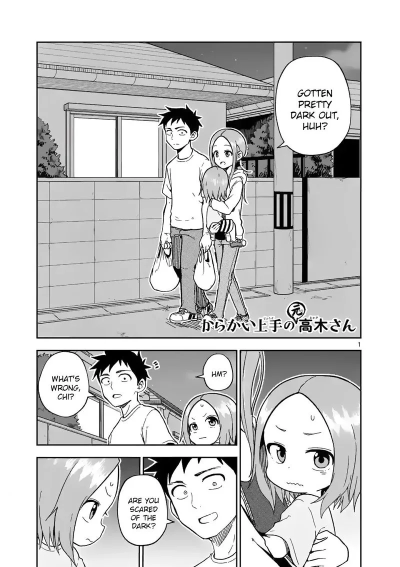 Karakai Jouzu no (Moto) Takagi-san Chapter 177 page 1