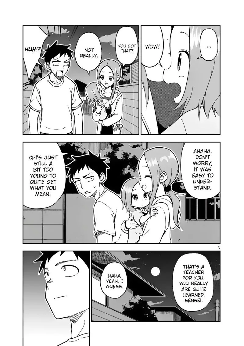 Karakai Jouzu no (Moto) Takagi-san Chapter 177 page 5