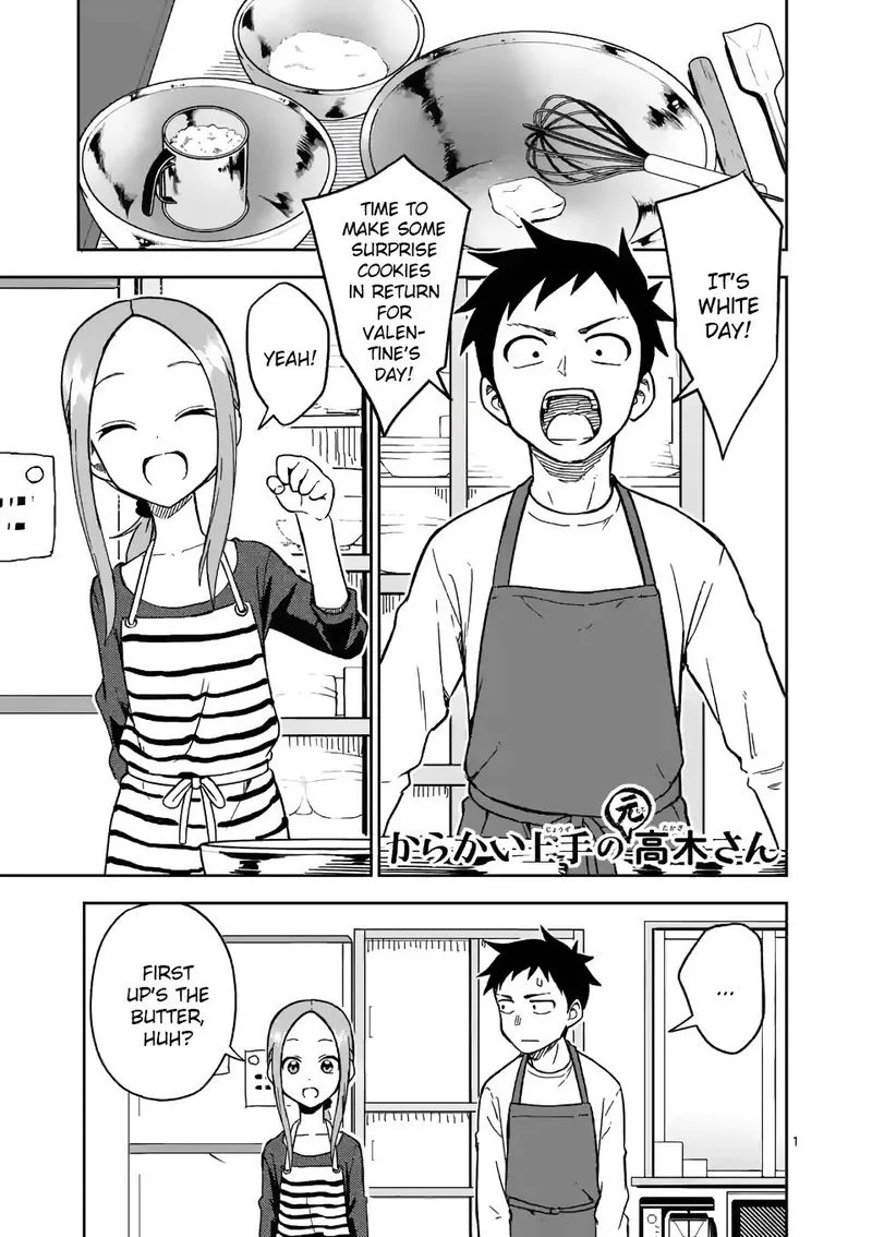 Karakai Jouzu no (Moto) Takagi-san Chapter 178 page 1