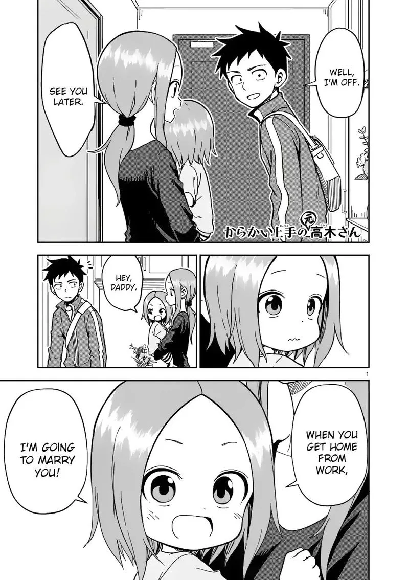 Karakai Jouzu no (Moto) Takagi-san Chapter 179 page 1