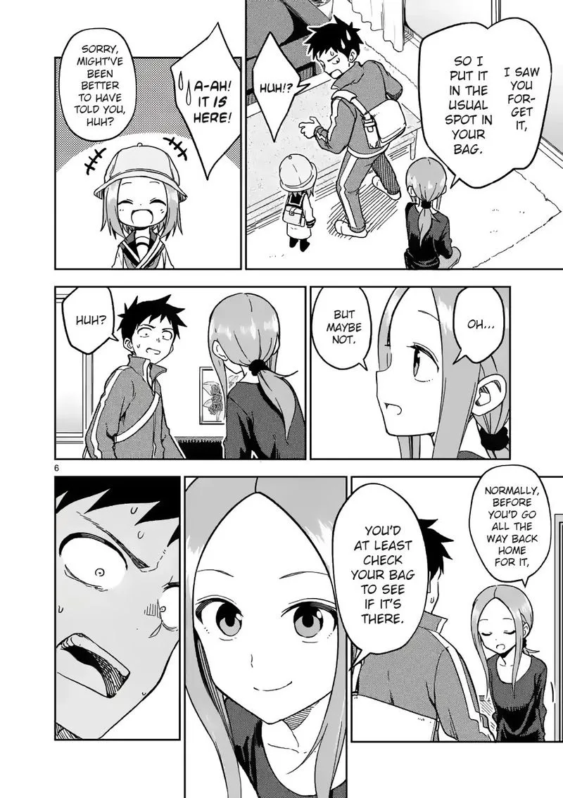Karakai Jouzu no (Moto) Takagi-san Chapter 179 page 6