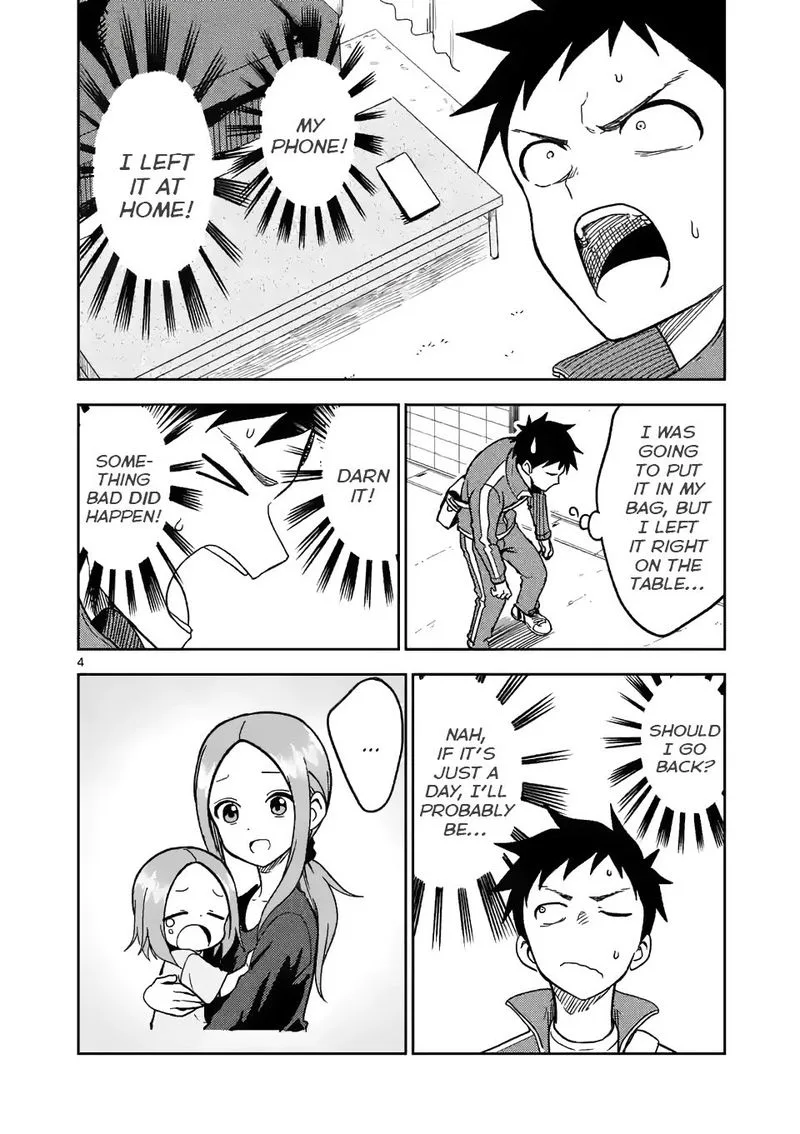 Karakai Jouzu no (Moto) Takagi-san Chapter 179 page 4