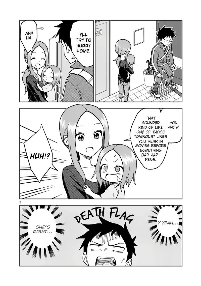 Karakai Jouzu no (Moto) Takagi-san Chapter 179 page 2