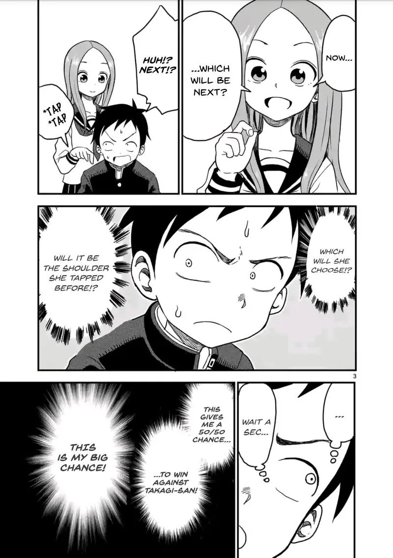 Karakai Jouzu no (Moto) Takagi-san Chapter 18 page 3