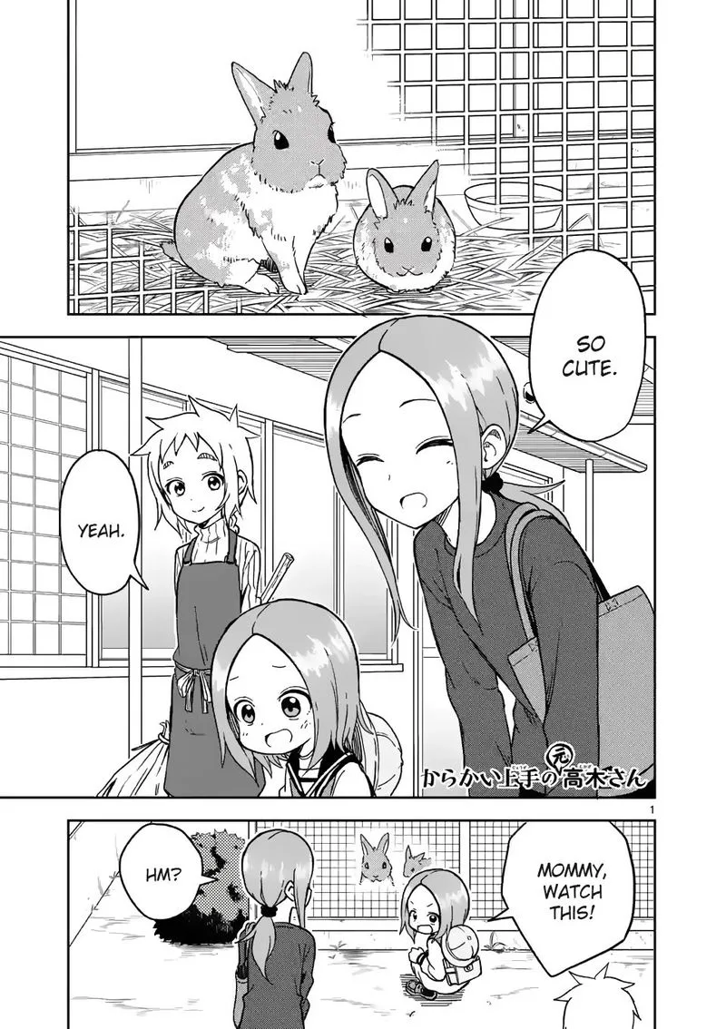 Karakai Jouzu no (Moto) Takagi-san Chapter 180 page 1