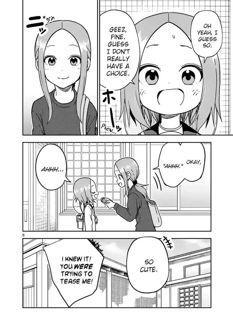 Karakai Jouzu no (Moto) Takagi-san Chapter 180 page 8