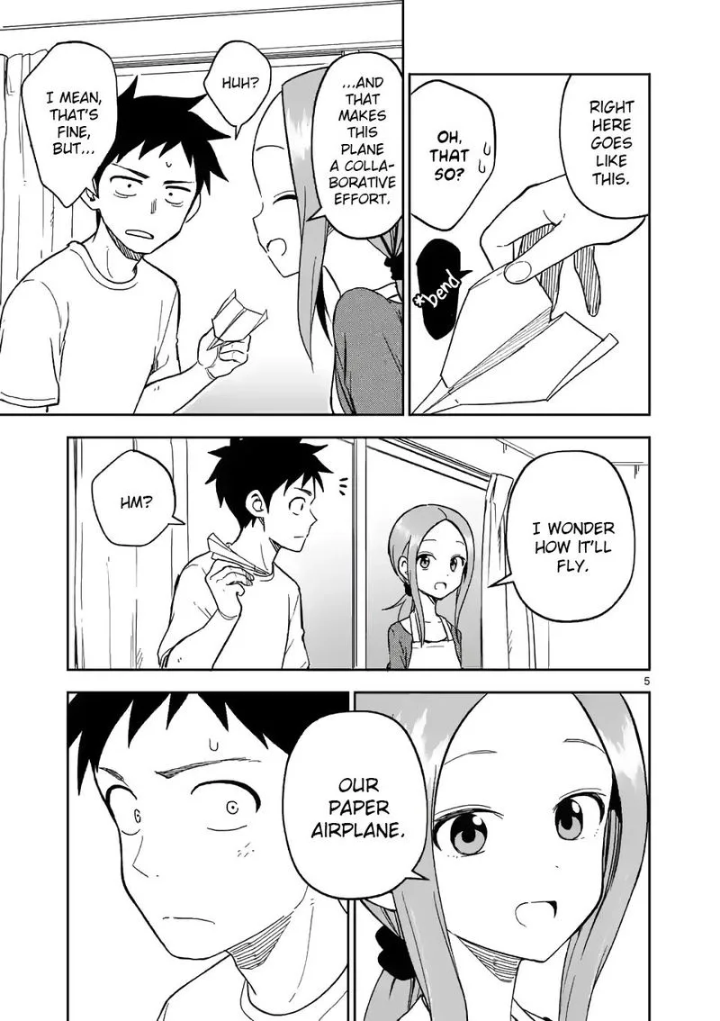Karakai Jouzu no (Moto) Takagi-san Chapter 182 page 5