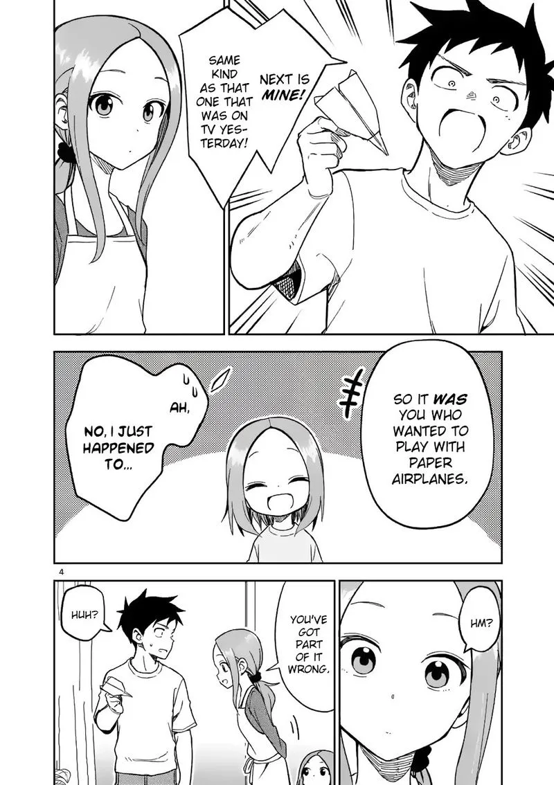 Karakai Jouzu no (Moto) Takagi-san Chapter 182 page 4