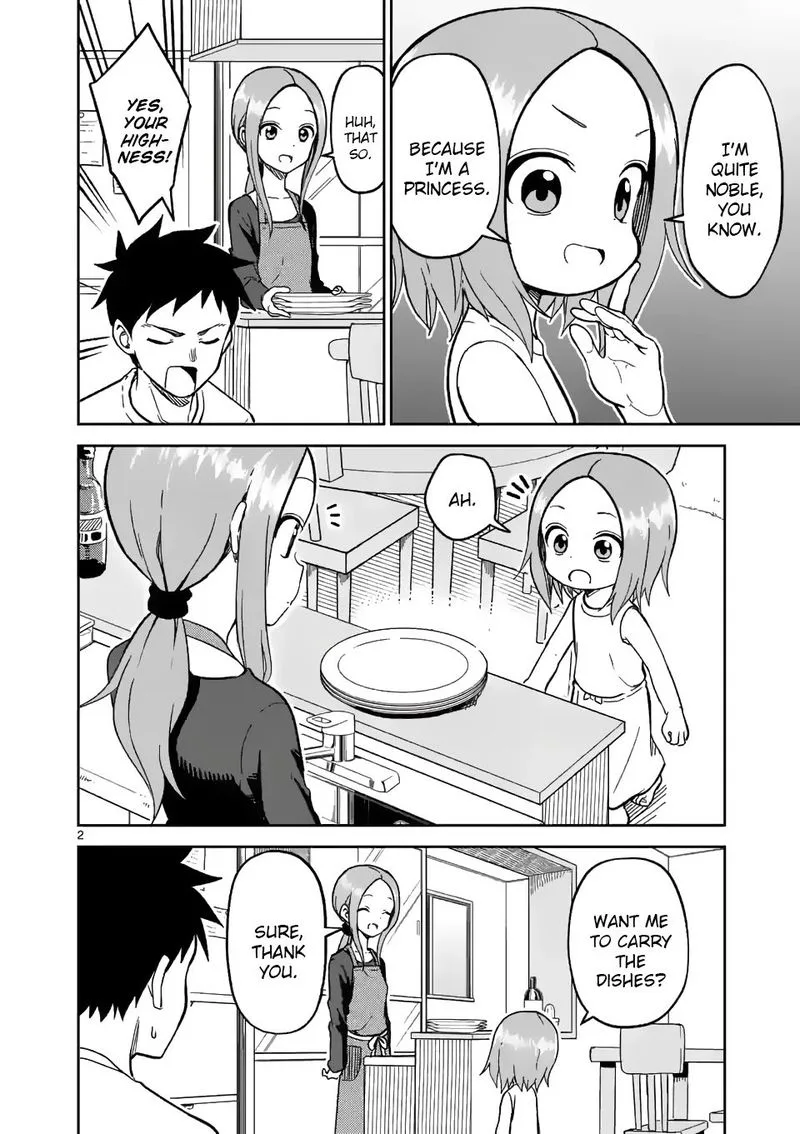 Karakai Jouzu no (Moto) Takagi-san Chapter 183 page 2